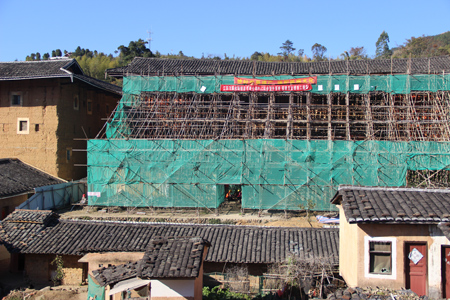 PLC同步頂升液壓系統(tǒng)應用于福建古建筑五云樓移位頂升糾偏